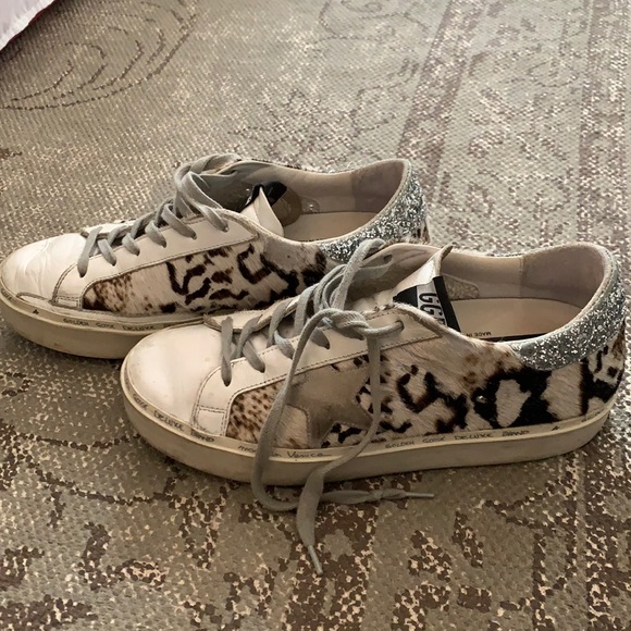 Golden Goose Shoes - LIMITED EDITION Golden Goose Hi Star Cow Print